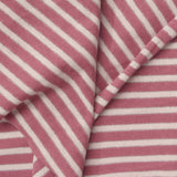 Dusty Rose Horizontal-Stripe Jersey Knit, Cotton — photo 2