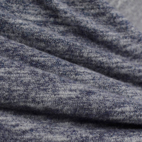 Blue Marl Jersey Knit, Viscose-Poly, 178 gsm