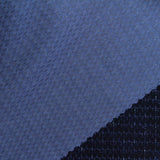 Dark Blue Check Knit, Polyester — photo 2