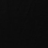 Black Rib Knit, Poly-Viscose — photo 2