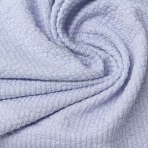Light Blue Textured Jacquard, Cotton-Poly