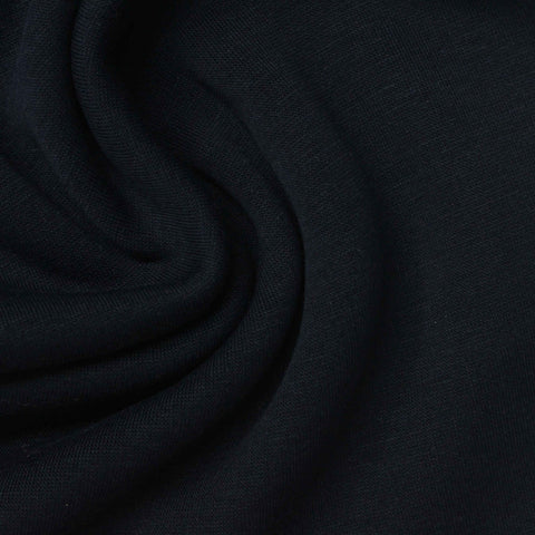 Polyester Cotton Stretch Velvet Fabric, 400 gsm, 165 cm — Navy