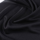 100% Polyester Knit Fabric, 143 gsm, 148 cm — Black — photo 2