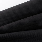 Polyester Stretch Knit Fabric, 260 gsm, 160 cm — Black — photo 2