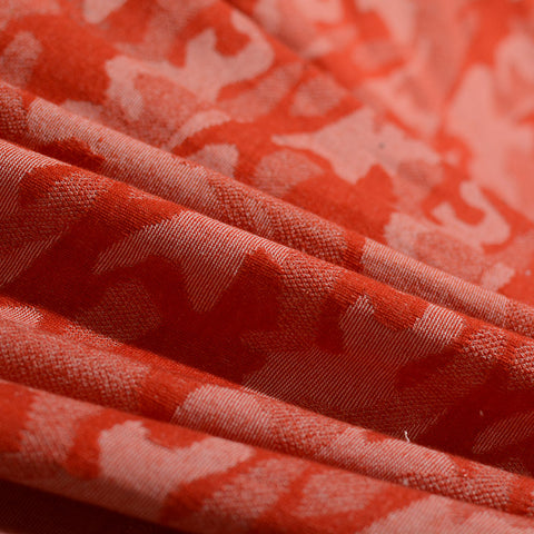 Orange Camo Knit, Spandex