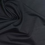 Nylon Stretch Jersey Knit Fabric, 195 gsm, 165 cm — Black — photo 2