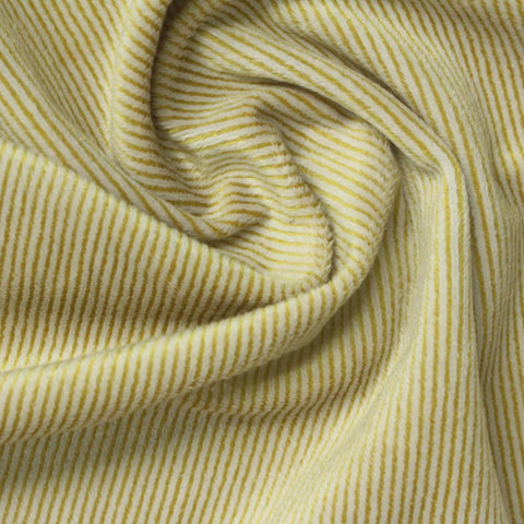 Yellow Vertical-Stripe Knit, Polyester