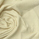 Viscose Stretch Rib Knit Fabric, 270 gsm, 140 cm — Khaki — photo 2