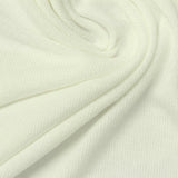 Viscose Stretch Jersey Knit Fabric, 220 gsm, 146 cm — White — photo 2