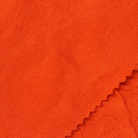 Orange Diamond Jacquard, Polyester