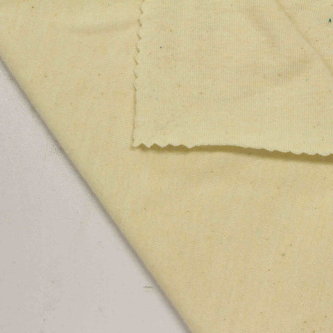 Polyester Cotton Stretch Jersey Knit Fabric, 164 gsm, 160 cm — Yellow