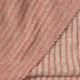 Brushed Viscose Polyester Stretch Rib Knit Fabric, 172 gsm, 152 cm — Pink — photo 2