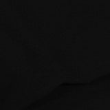 Viscose Polyester Stretch Bengaline Fabric, 222 gsm — Black — photo 2