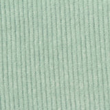 Brushed Polyester Viscose Stretch Rib Knit Fabric, 210 gsm, 160 cm — Green — photo 2