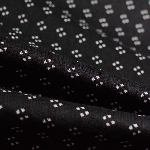 White Square Jacquard, Poly-Viscose