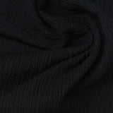 Polyester Stretch Crepe Fabric, 160 gsm, 152 cm — Navy — photo 2