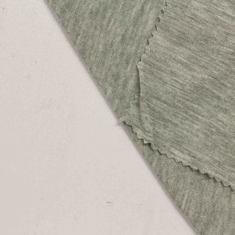 Grey Marl Jersey Knit, Viscose, 179 gsm