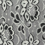 Black Floral Lace, Nylon-Poly — photo 2