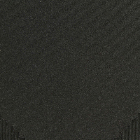 Black Ribbed Knit Sateen, Polyester