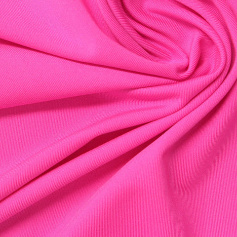 Polyester Stretch Jersey Knit Fabric, 180 gsm, 155 cm — Pink