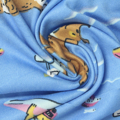 Brown Dog Milk Silk Knit, Polyester
