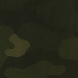 Dark Green Camo Poplin, Poly-Cotton — photo 2
