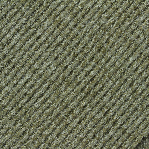 Heathered Green Marl Waffle Knit, Polyester