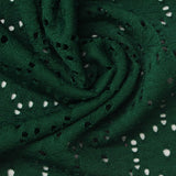 Dark Green Openwork Jacquard, Polyester — photo 2