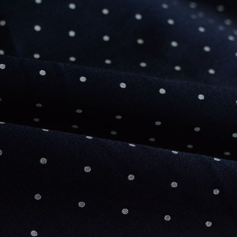 White Dot Sateen, Cotton