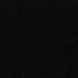 Viscose Stretch Rib Knit Fabric, 200 gsm, 155 cm — Black — photo 2