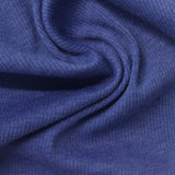 Blue Heather Rib Knit, Polyester — photo 2