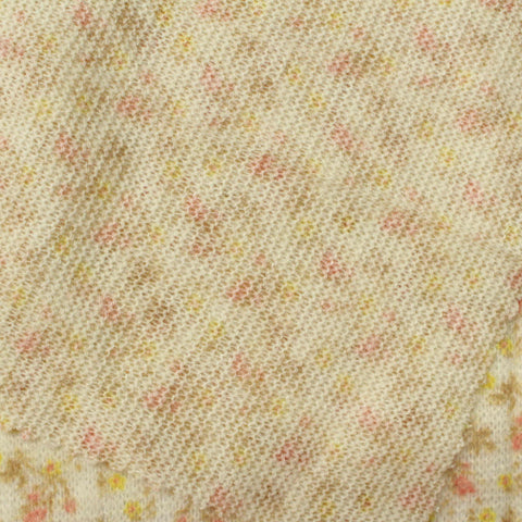Pink Flowers Knit, Acrylic, 118 gsm
