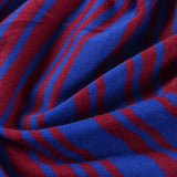 Striped Polyester Viscose Jersey Knit Fabric, 140 gsm, 150 cm — Blue — photo 2