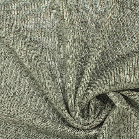 Light Green Heathered-Marl Knit, Polyester, 190 gsm
