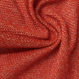 Red Marl Piqué Knit, Polyester — photo 2