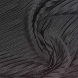 Black Textured Jersey Knit, Polyester — photo 2