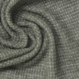 Grey Marl Waffle Knit, Viscose-Poly — photo 2