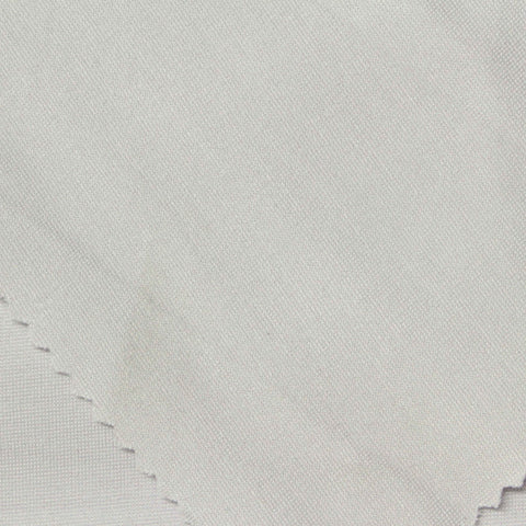 Viscose Nylon Stretch Ponte Knit Fabric, 380 gsm, 160 cm — Grey