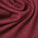 Red Marl Rib Knit, Polyester — photo 2