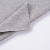 Grey Heathered-Marl Jersey Knit, Cotton-Poly — photo 2