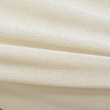 Polyester Stretch Chunky Knit Fabric, 169 gsm, 142 cm — White — photo 2