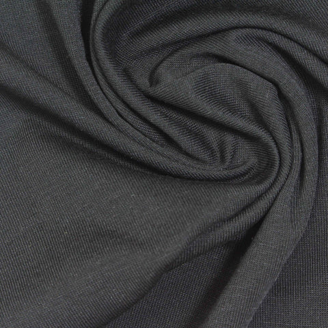 Polyester Stretch Jersey Knit Fabric, 155 gsm, 175 cm — Grey