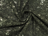 Viscose Polyester Stretch Rib Knit Fabric, 190 gsm, 150 cm — Khaki — photo 2