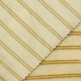 Gold Horizontal-Stripe French Terry, Poly-Viscose — photo 2