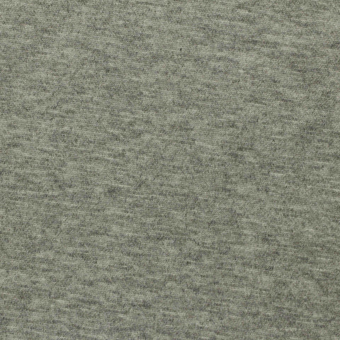Heathered Grey-Green Marl Interlock Knit, Polyester