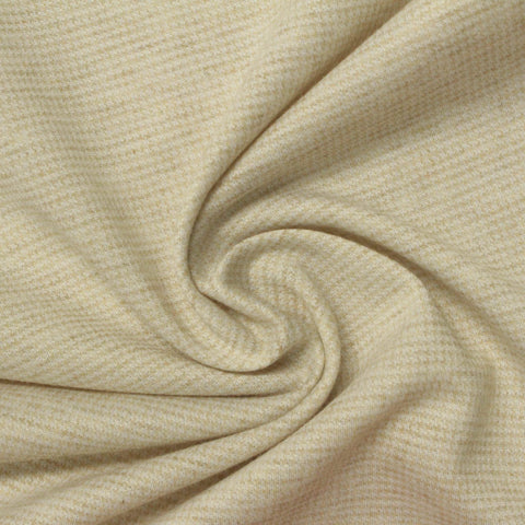 Light Beige Marl Knit, Poly-Cotton, 161 gsm
