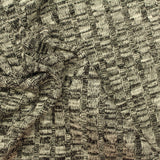 Black Stripes Rib Knit, Poly-Viscose — photo 2