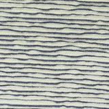 Navy Horizontal-Stripe Jersey Knit, Polyester — photo 2