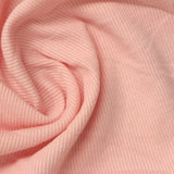 Polyester Cotton Stretch Rib Knit Fabric, 317 gsm, 120 cm — Pink — photo 2