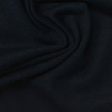 Polyester Stretch Rib Knit Fabric, 345 gsm, 170 cm — Black — photo 2